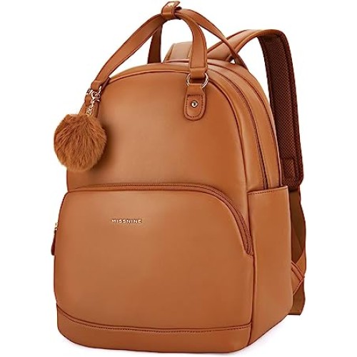 Missnine Anti-theft Backpack Purse - Convertible PU Leather  display picture 3